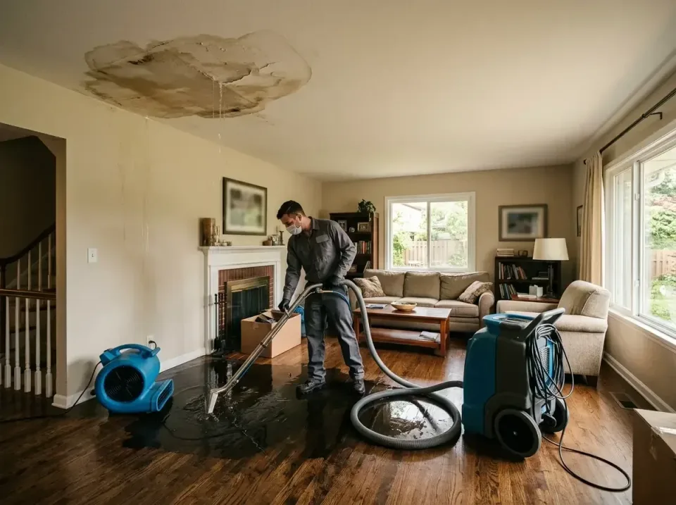 attic-pipe-burst-ceiling-drip-008 — frequently asked questions, Water Damage Restoration & Carpet Care in Cedarville, OH